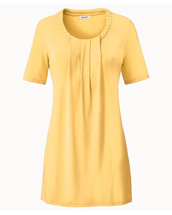 Damart Skin Soft Short Sleeved Neck Detail Tunic