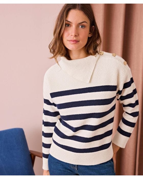 Damart Skin Soft Stripe Jumper