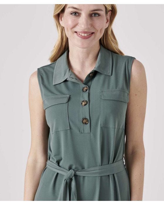 Damart Sleeveless Jersey Dress