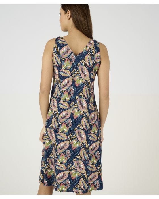 Damart Sleeveless Strap Detail Jersey Dress