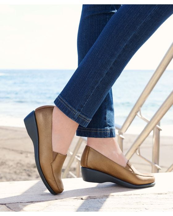 Damart Soft Leather Moccasin