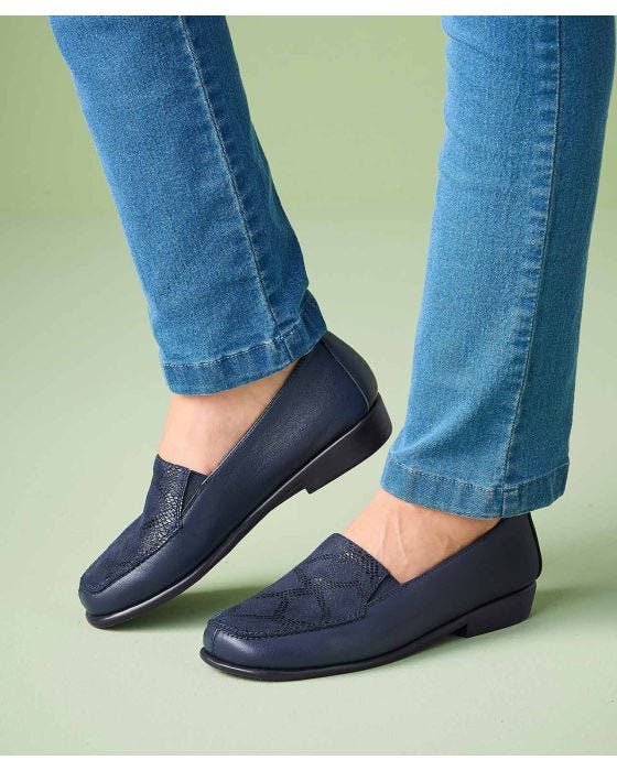 Damart Soft Leather Moccasin