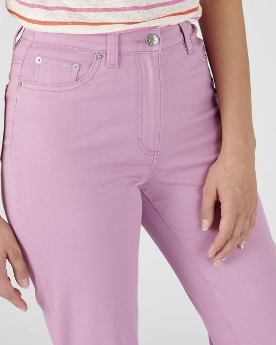 Damart Straight Leg Cotton Stretch Trousers