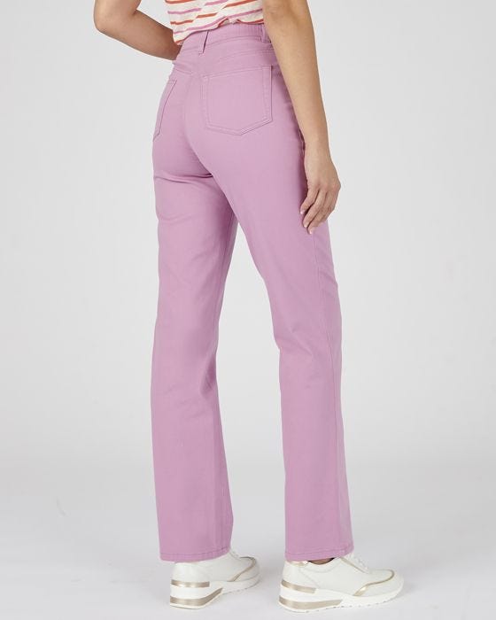 Damart Straight Leg Cotton Stretch Trousers