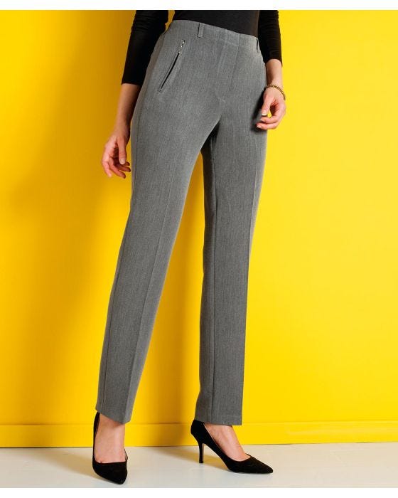 damart Straight leg Zip Detail Trousers