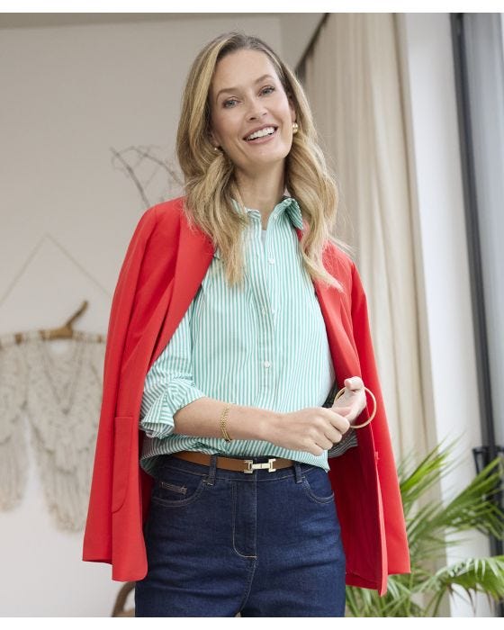 damart Stripe Blouse