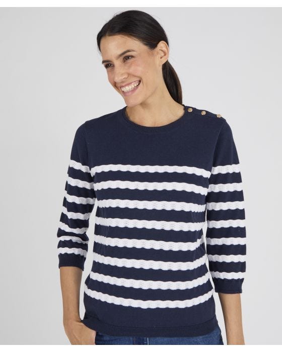 Damart Stripe Jumper