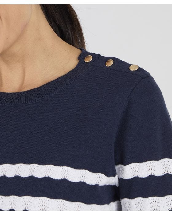 Damart Stripe Jumper