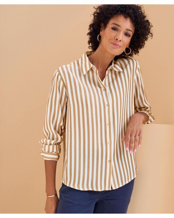 damart Stripe Long Sleeve Shirt