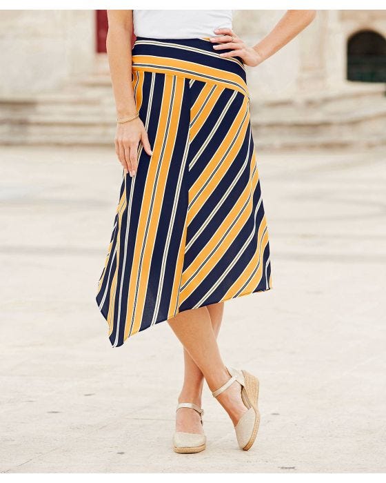 damart Stripe Skirt
