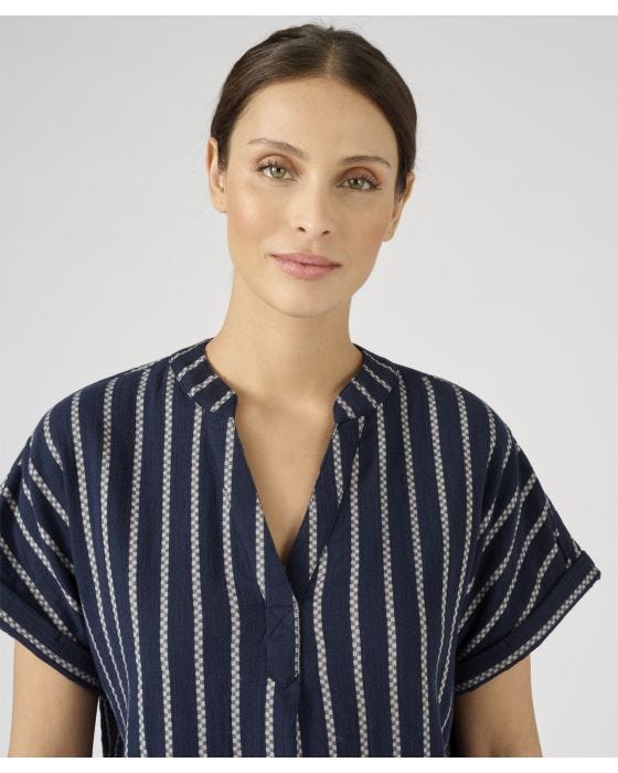 Damart Striped Blouse