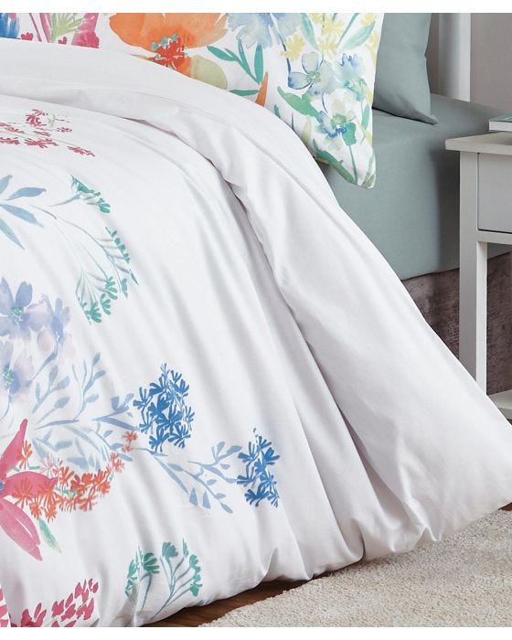 Damart Summer Flowers Duvet Set