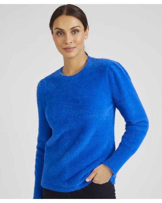Damart Super Soft Shoulder Pleat Jumper
