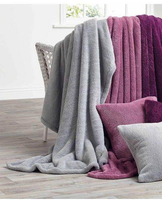 Damart Super Soft Teddy Fleece Throw