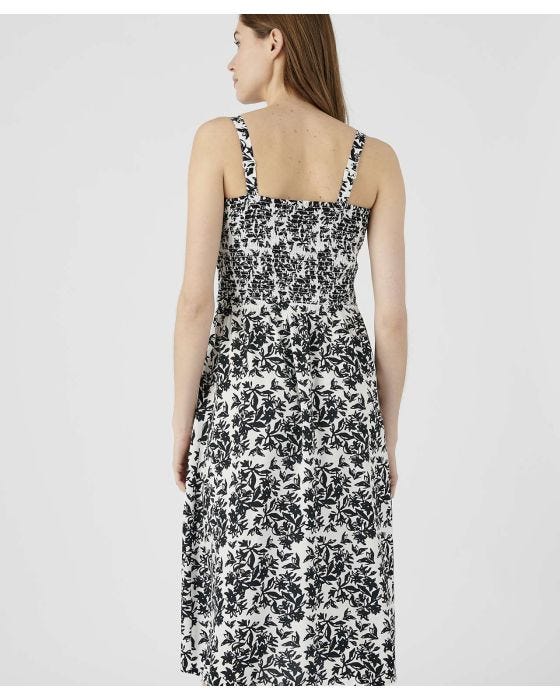 Damart Tassle Tie Front Stretch Bodice Sundress