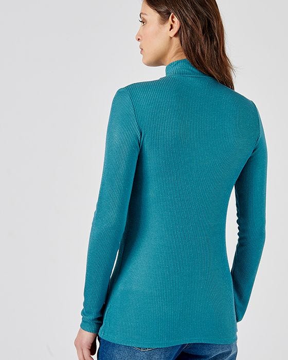 Damart Thermal Long-Sleeved Turtleneck T-Shirt