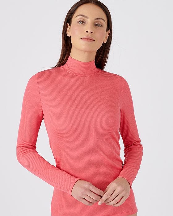 Damart Thermal Long-Sleeved Turtleneck T-Shirt