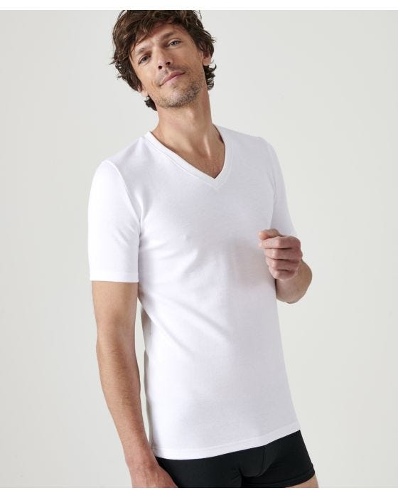 damart Thermal Medium Warmth V-Neck T-shirt