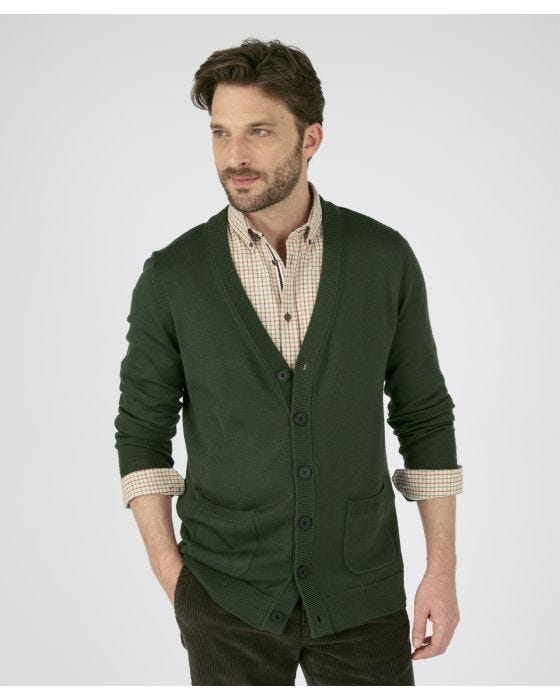 damart Thermal V-neck Cardigan