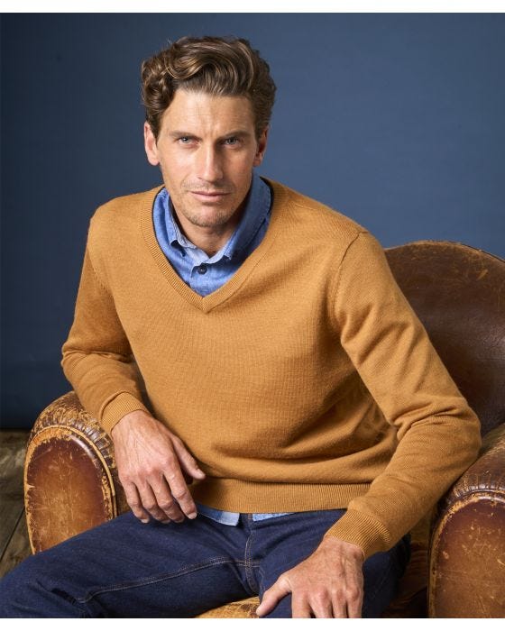 damart Thermal V-neck Sweater