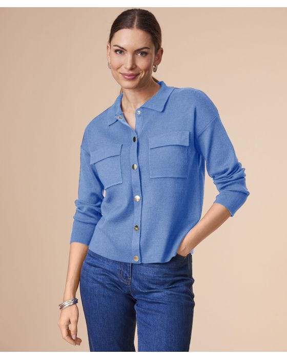 Damart Thermolactyl Button Detail Cardigan