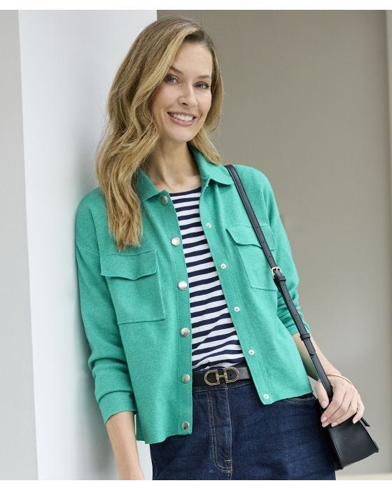 damart Thermolactyl Button Detail Cardigan