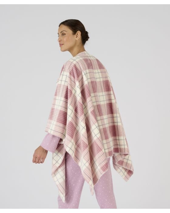 Damart Thermolactyl Check Shawl