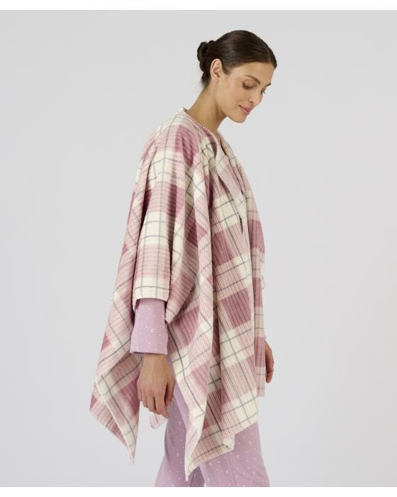 Damart Thermolactyl Check Shawl