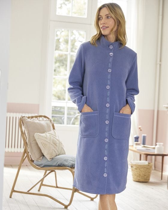 damart Thermolactyl Fleece Dressing Gown