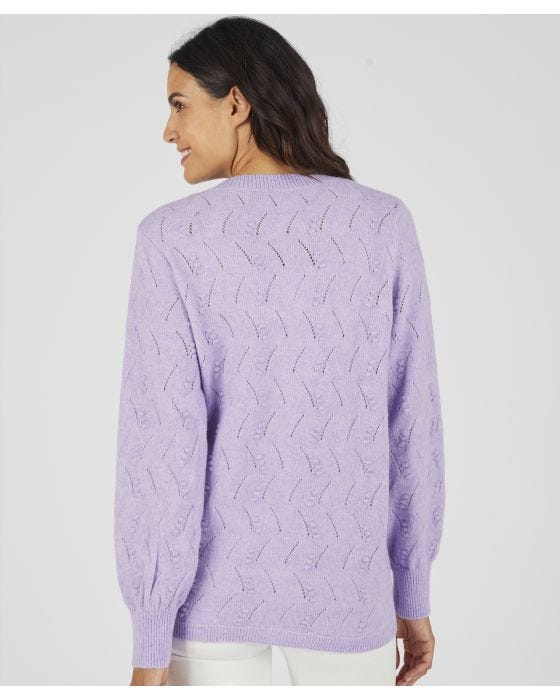 Damart Thermolactyl Stitch Detail Cardigan