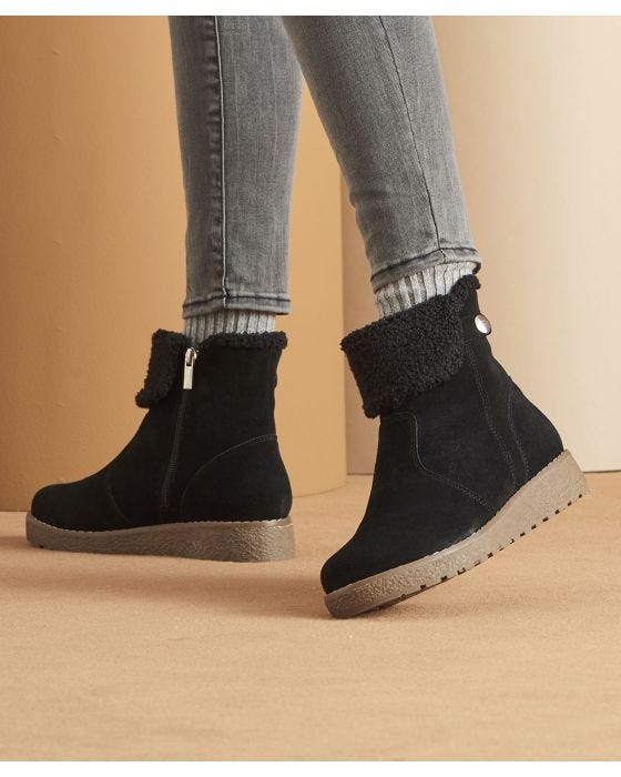 Damart Thermolactyl Suede Boots
