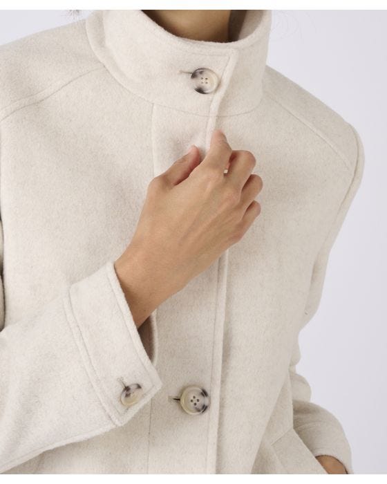Damart Thermolactyl Wool Blend Coat
