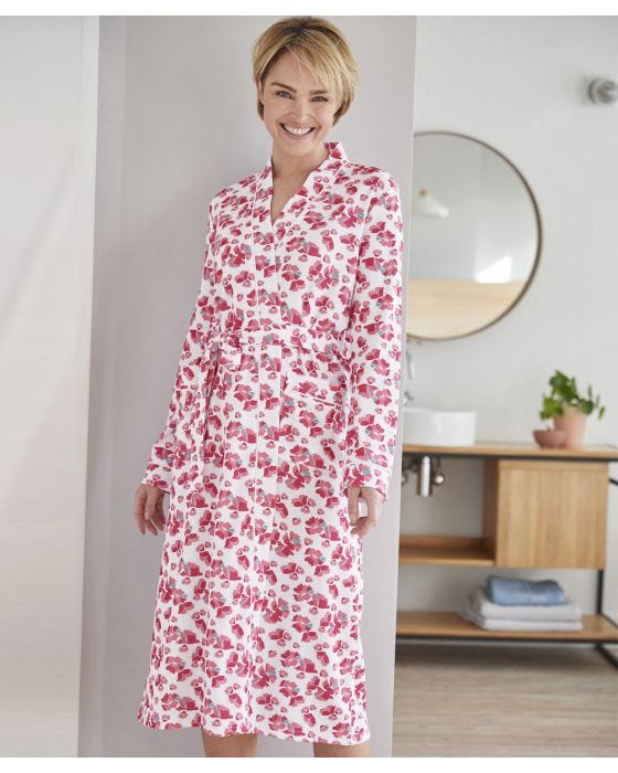 Damart Tie Belt Waffle Gown