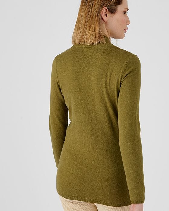 Damart Tie Front Jumper