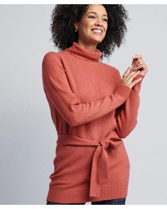 damart Tie-Waist Jumper