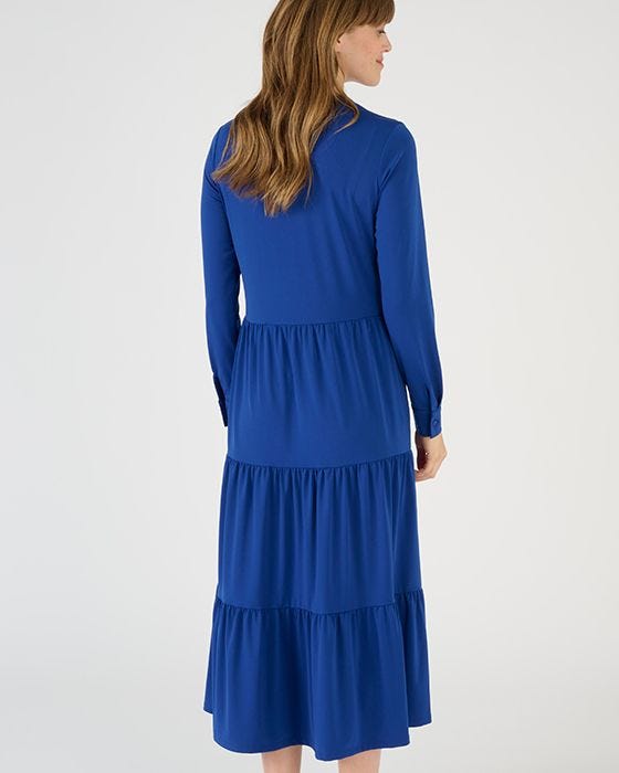 Damart Tiered Stretch Jersey Dress