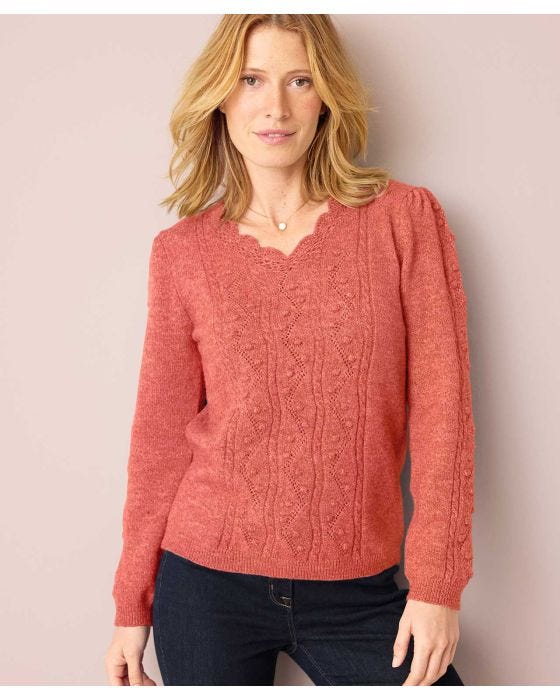 damart Toasty Thermal Pointelle Jumper