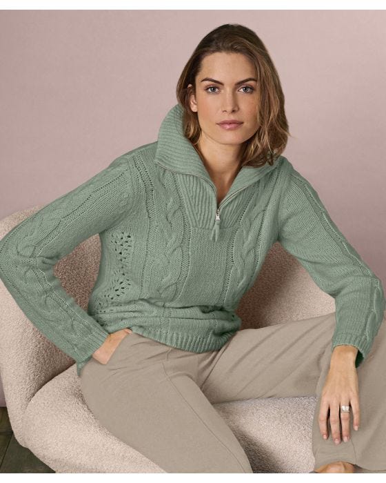 Damart Toasty Thermal Recycled High-neck Jumper