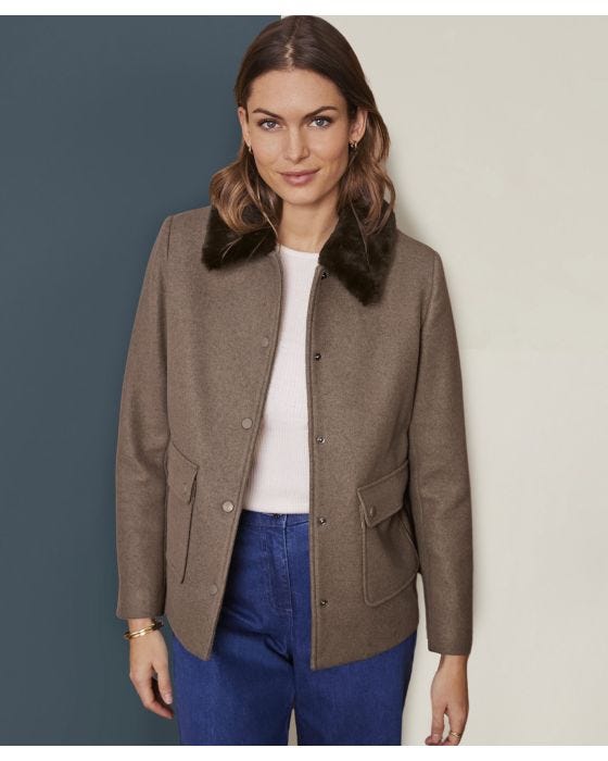 damart Toasty Thermal Wool Rich Jacket
