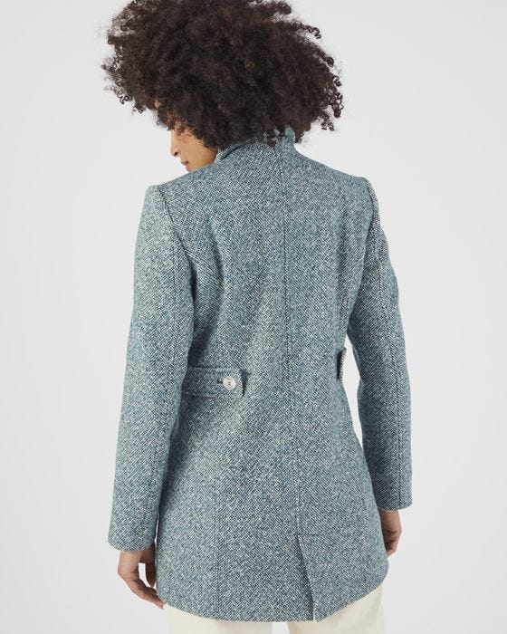Damart Toasty Thermal Wool Rich Recycled Coat