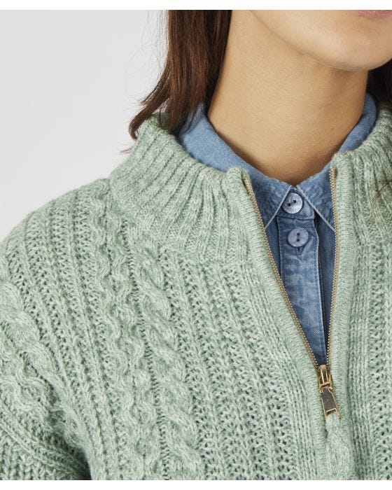 Damart Toasty Thermal Zip Cardigan