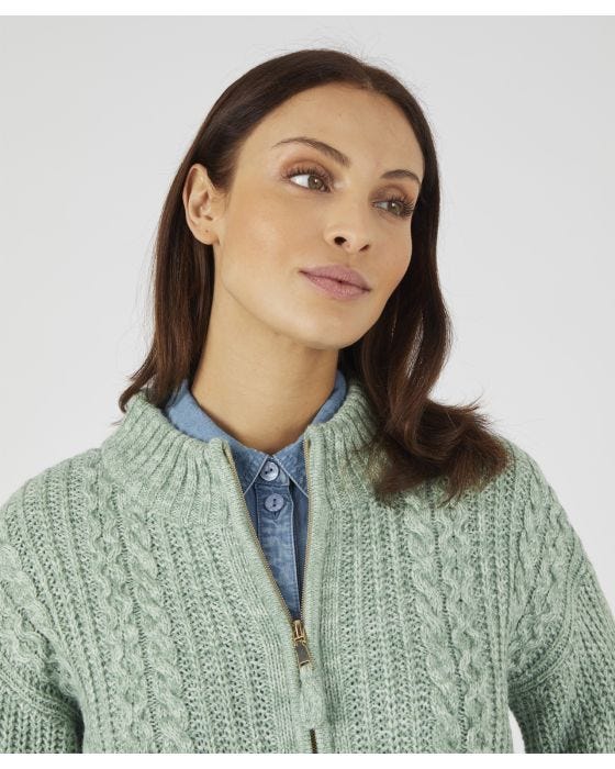 Damart Toasty Thermal Zip Cardigan