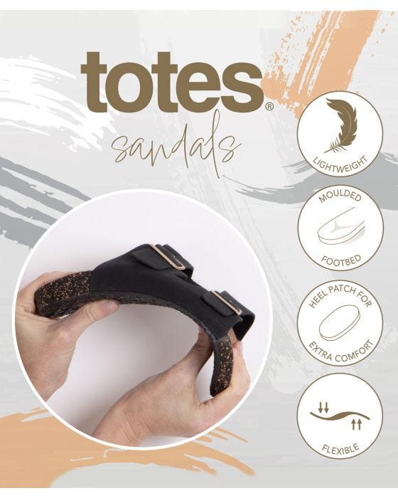 Damart Totes Ladies Double Buckle Slider