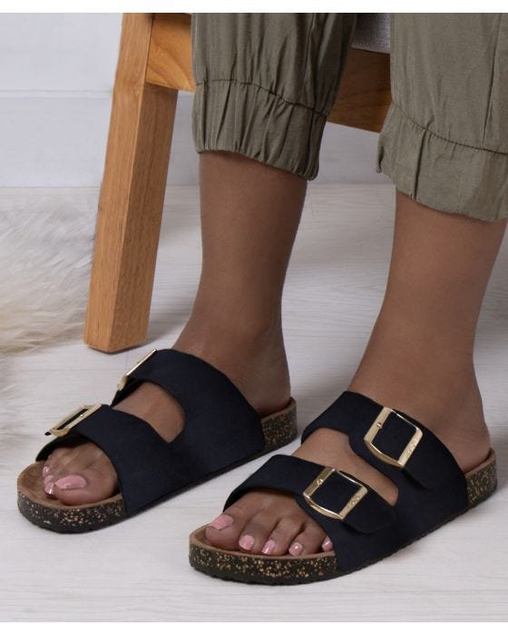 damart Totes Ladies Double Buckle Slider