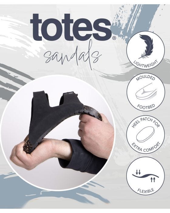 Damart Totes - Mens Double Buckle Slider