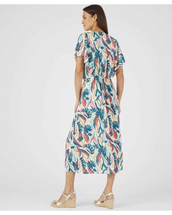Damart Tropical Print Dress