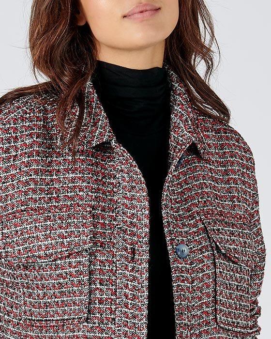 Damart Tweed Shacket