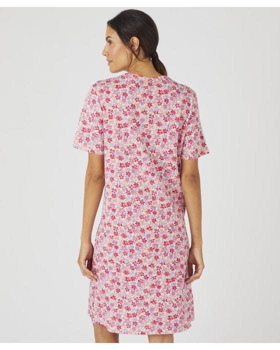 Damart V Neck Cotton Nightdress