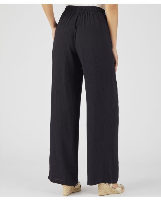 Damart Wide-leg Crinkle Trousers