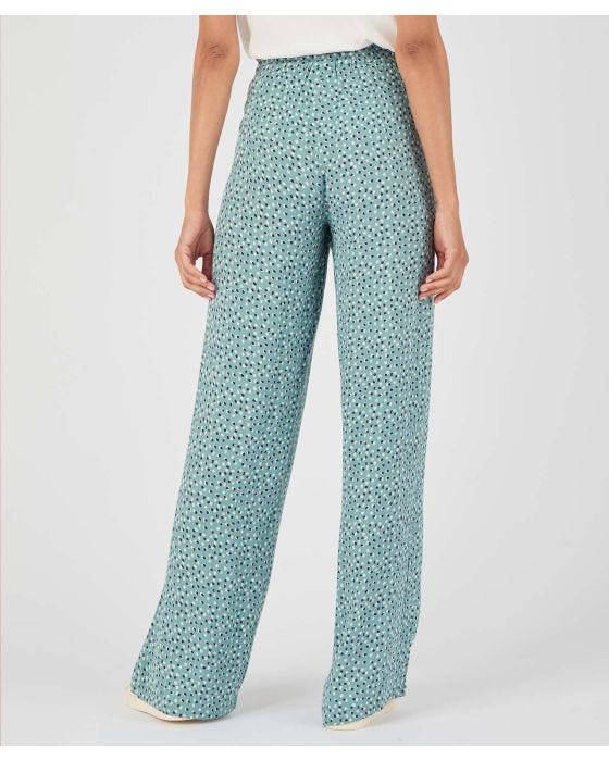 Damart Wide-leg Crinkle Trousers